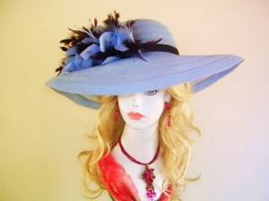 fashionable big hats for women