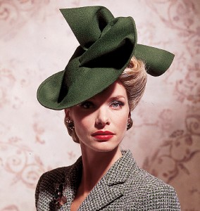 green vintage hats